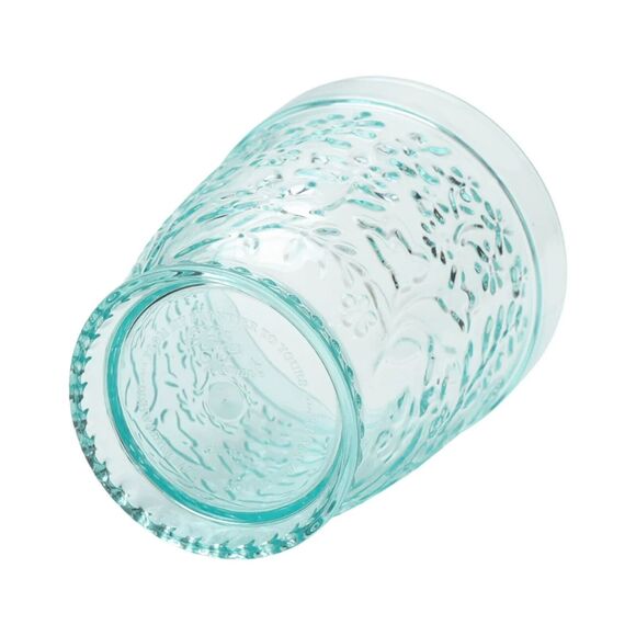 Pioneer Woman Floral Field 2-Pc Tritan Tumblers 16 Oz Aqua Blue 4.5 x 3.75-in - Picture 4 of 5